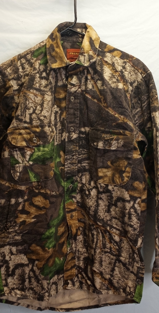 Trebark Long Sleeve Camo Button Up Shirt
